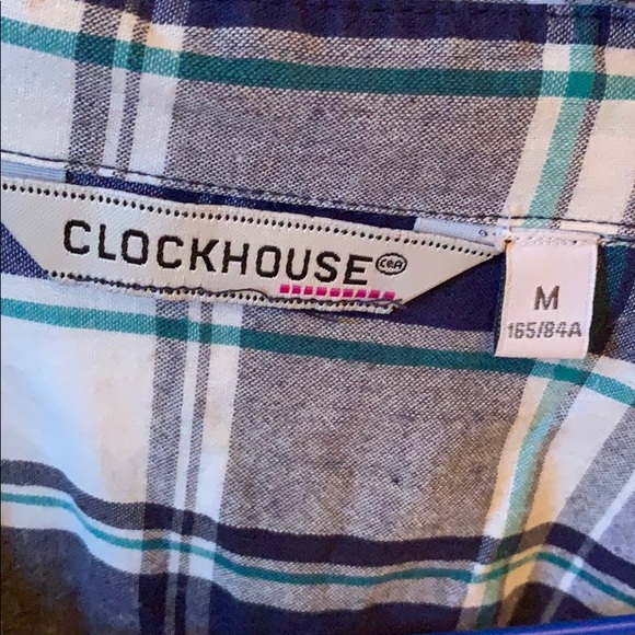 Short sleeve plaid button down - Picture 2 of 2